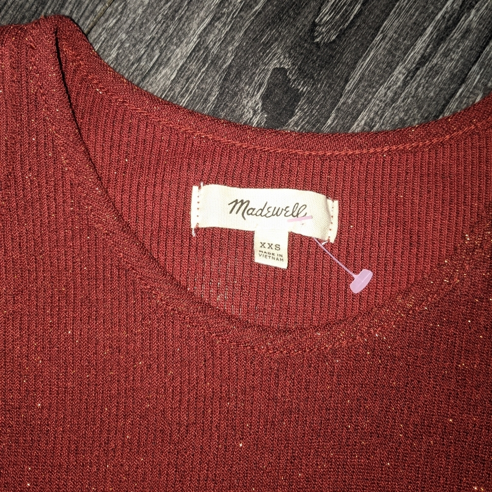 MADEWELL - Metallic Ruffle Tank - Picture 8 of 11